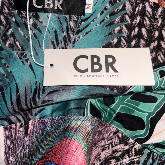 CBR • Medium • Multi-Colors • Sleeveless • Floral/Peacock Design • Jumpsuit •New - Picture 16 of 16